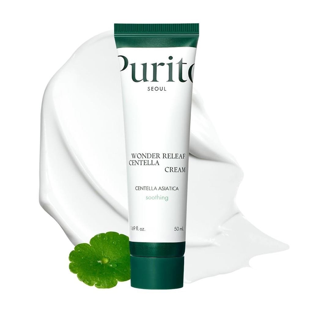 PURITO Centella Asiatica ใบบัวบกเกาหลี เหมาะสําหรับทุกสภาพผิว ดูแลผิวหน้า K-Beauty การดูแลเกาหลี 50m