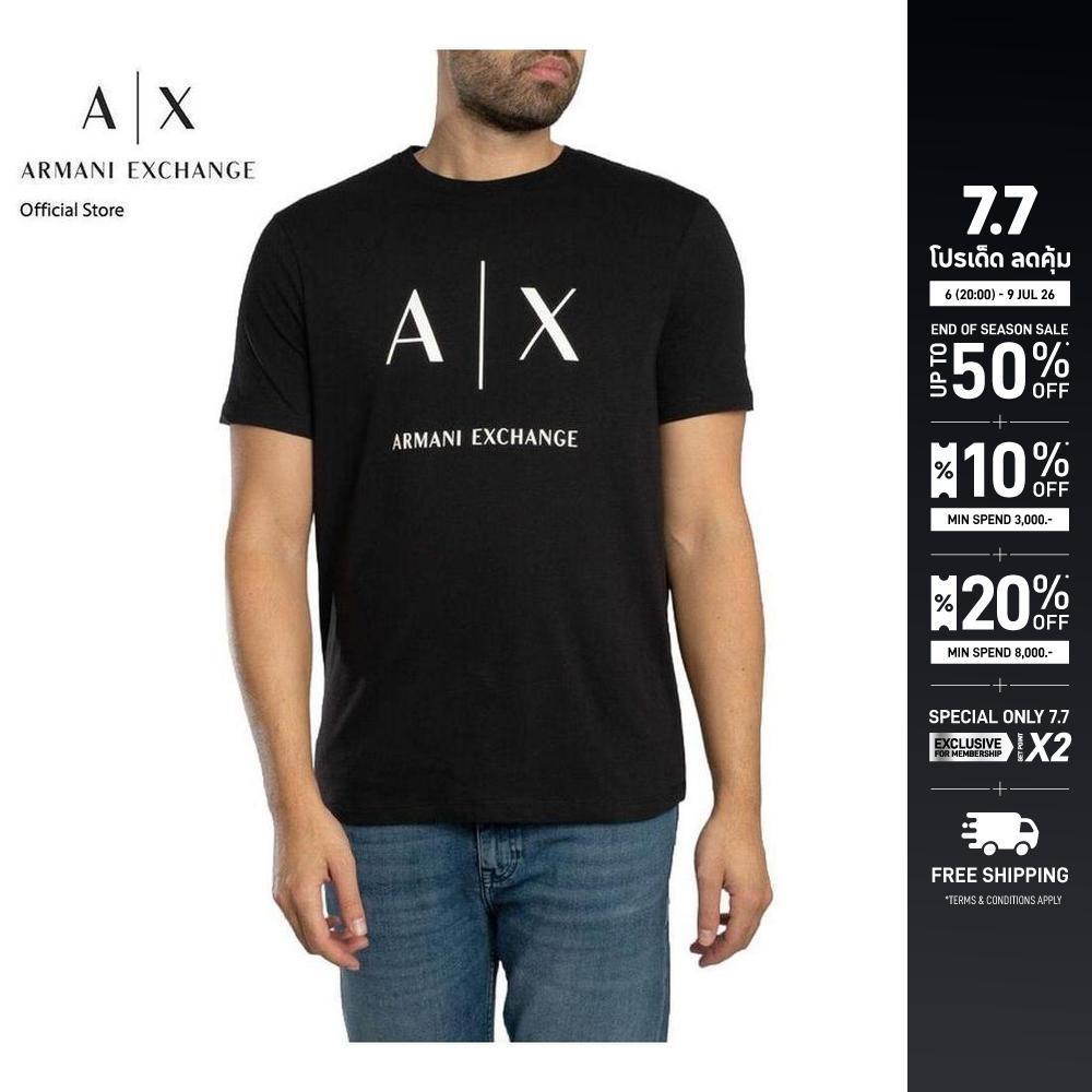 Armani Exchange เสื้อยืด รุ่น XM002683-AF10356-UC001-สีดำ