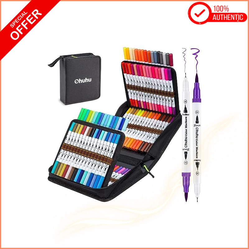 Ohuhu Brush Tip Art Markers 100-Color
Ohuhu Brush Tip Art Markers 120-Color
Ohuhu Brush Tip Art Mark