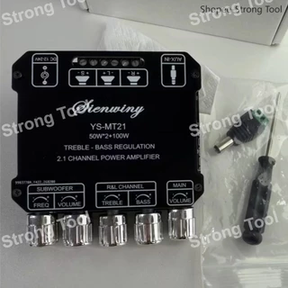 [พร้อมส่ง] SIENWINY YS-MT21 แอมป์จิ๋วบลูทูธ 2.1CH 50W*2+100W บอร์ดขยายเสียงสเตอริโอ ซับวูฟเฟอร์ ปรับทุ้ม-แหลมได้ เบสแน่น