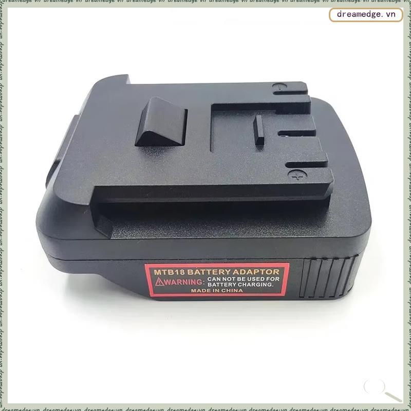 [dreamedge] สําหรับแบตเตอรี่ Li-Ion 18V สําหรับลิเธียมไฟฟ้าอะแดปเตอร์แปลงขั้วต่อเจาะประแจ