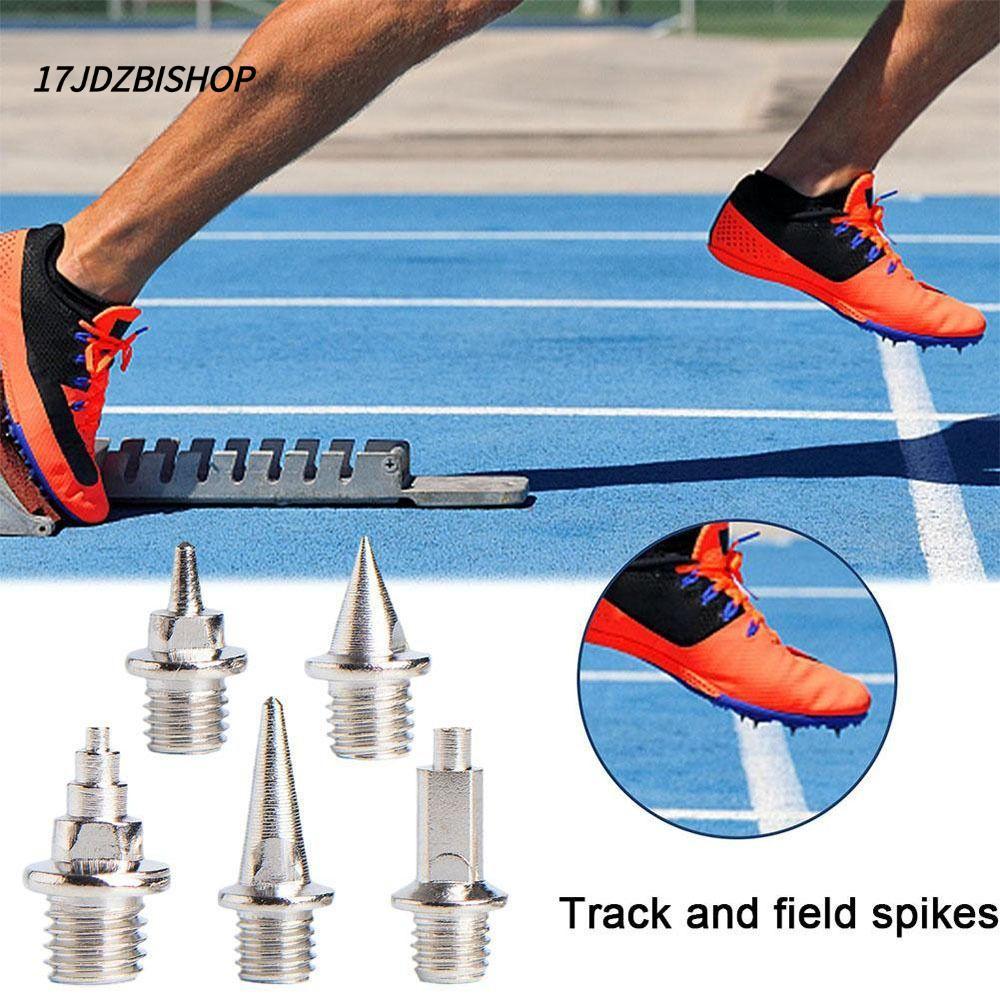 17JDZBISHOP 16 ชิ้นรองเท้า Spikes, Sprinting Field Shoe Studs, Cross Country Track Field Steel Track