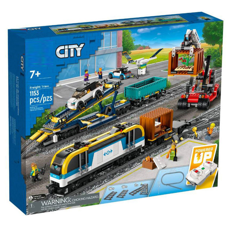 Gomora Hobby GH1X เข้ากันได้กับรถไฟ Freight 60336 บล็อกตัวต่อ EC2