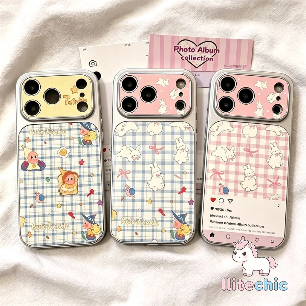 เคสโทรศัพท์การ์ตูนสไตล์น่ารัก เคสไอโฟน17 เหมาะสำหรับ IPhone 15 11 12 17 13 14 16 Pro Max 14 15 16 Plus Air