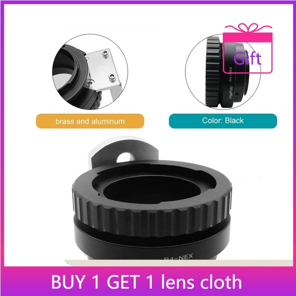 สําหรับ B4 2/3 "แหวนอะแดปเตอร์สําหรับ Sony E/FE Mount อะแดปเตอร์แหวน B4-NEX B4-E B4-FE สําหรับ Fujif