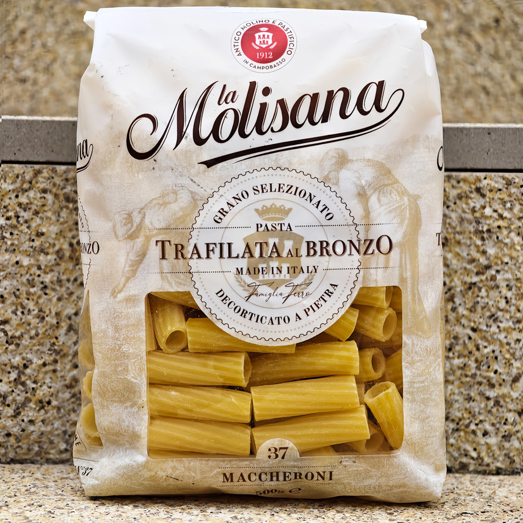 Twill Straight Shape Pasta Long Shape Macaroni Tube Type Pasta LA MOLISA MACCHERONI