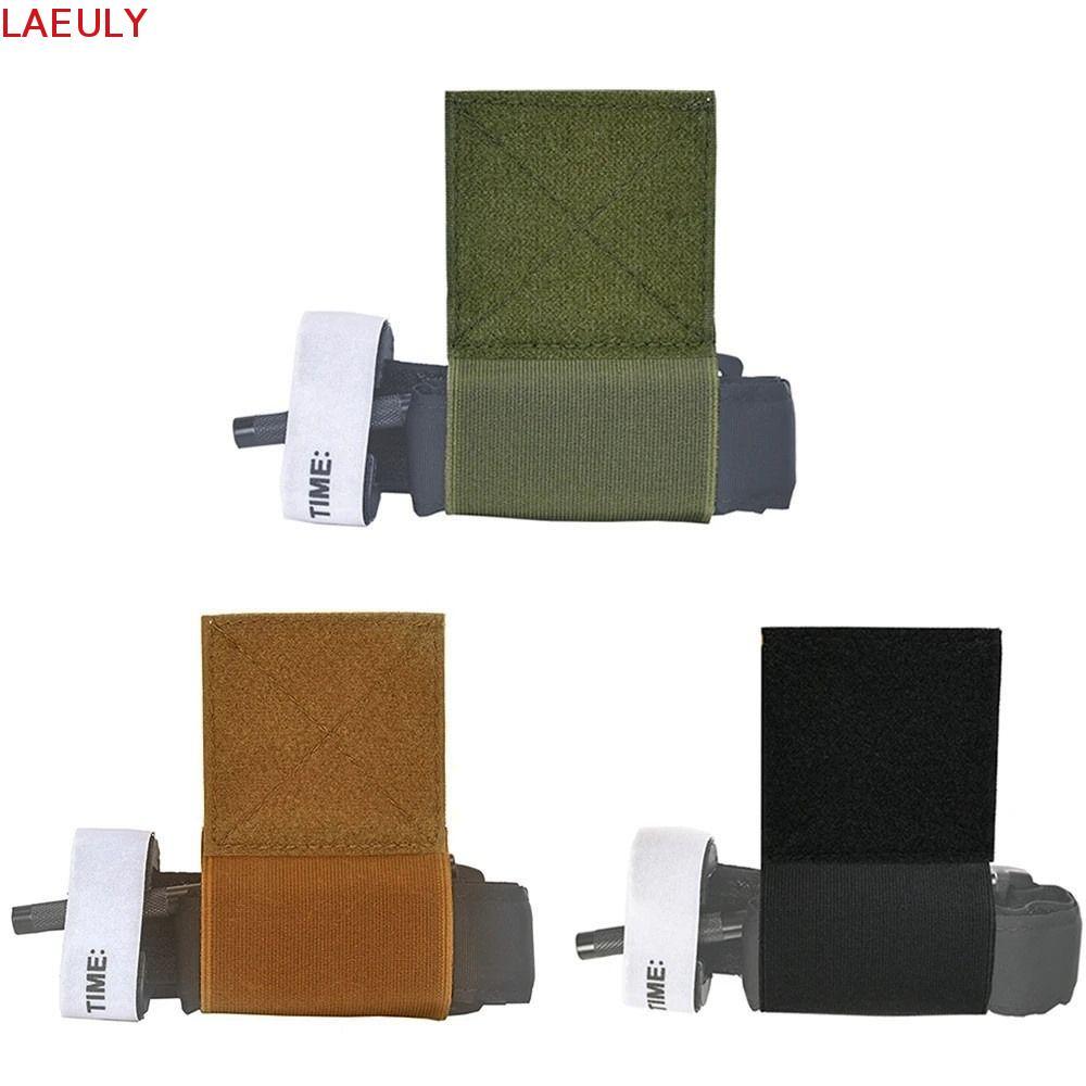 LAEULY Tourniquet Holder, Elastic Chest Rig Tourniquets Pouch, Survival Tool Wearable Hook & Loop Pl