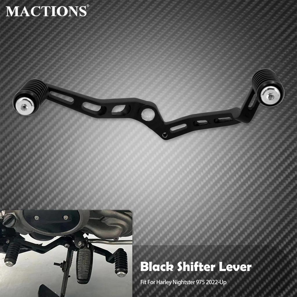 X Motorcycle Gear Heel Toe Shift Lever Shifter Pegs Black For Harley Sportster Nightster 975 RH975 R