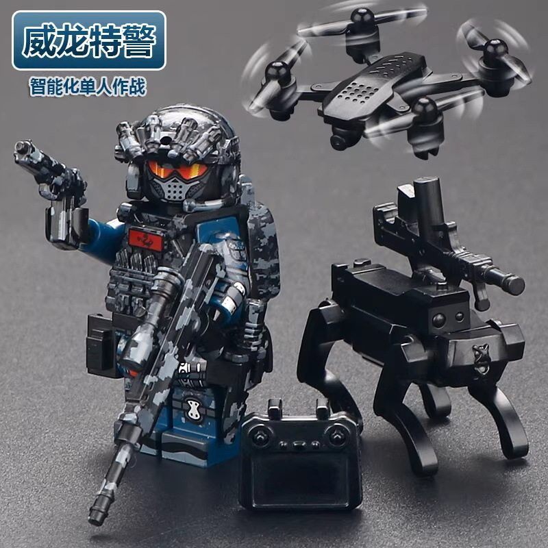 Delta Veyron Troop Veyron SWAT Jackham Boy ประกอบของเล่นเครื่องประดับ20260710