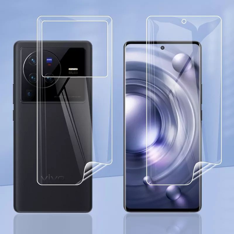 ฟิล์มกันรอยหน้าจอ Hydrogel Vivo X80 / X80 Pro Premium Full Cover