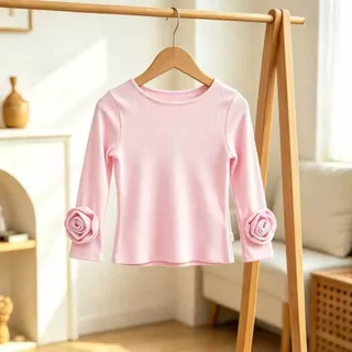 เสื้อแขนยาว แขนแต่งดอกสุดฮิต