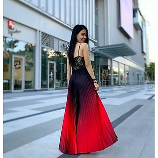 Pleat two-tone pants พร้อมส่งครบสี!! กางเกงพลีท กางเกงอัดพลีทขายาว สีพื้นแบบไล่เฉด เอวเย็บสม็อค