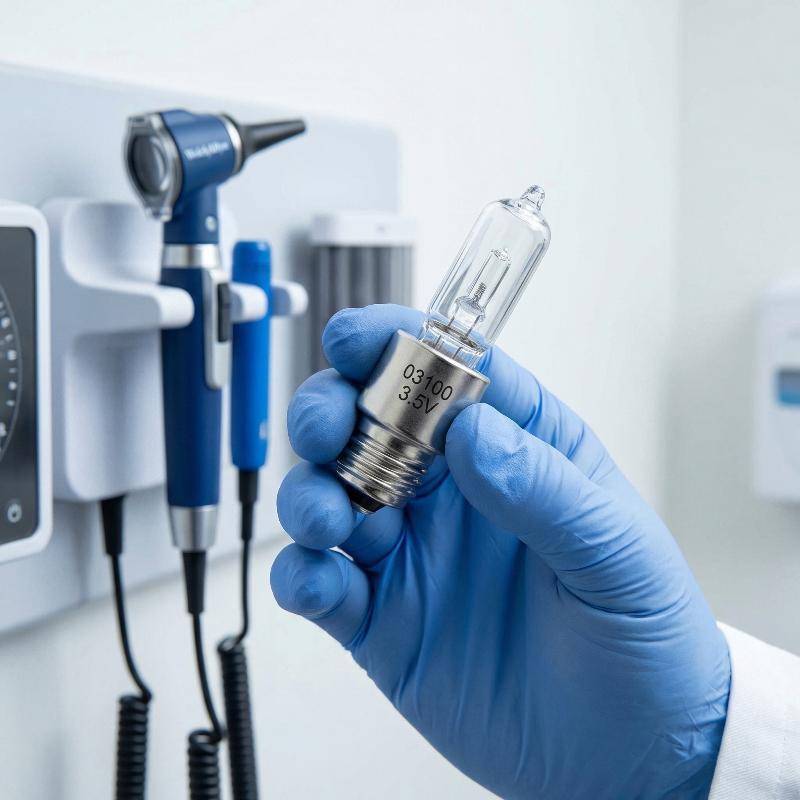 VHDD เปลี่ยน Otoscope หลอดไฟ 3.5V 2.5W สําหรับ Welch Allyn GS 777 03100 Wall Transformer ใช้สอบสํานั