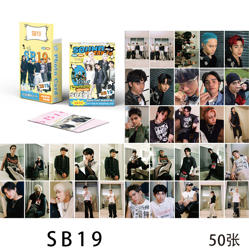 SB19 Laser Flash Photocard Lomo Card 50 ชิ้น/กล่อง