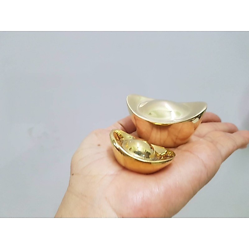 Brass byfa0 F1182 เงินจีนโบราณ (ก้อนใหญ่ในภาพ)หยวนเป่า รูปที่ 6