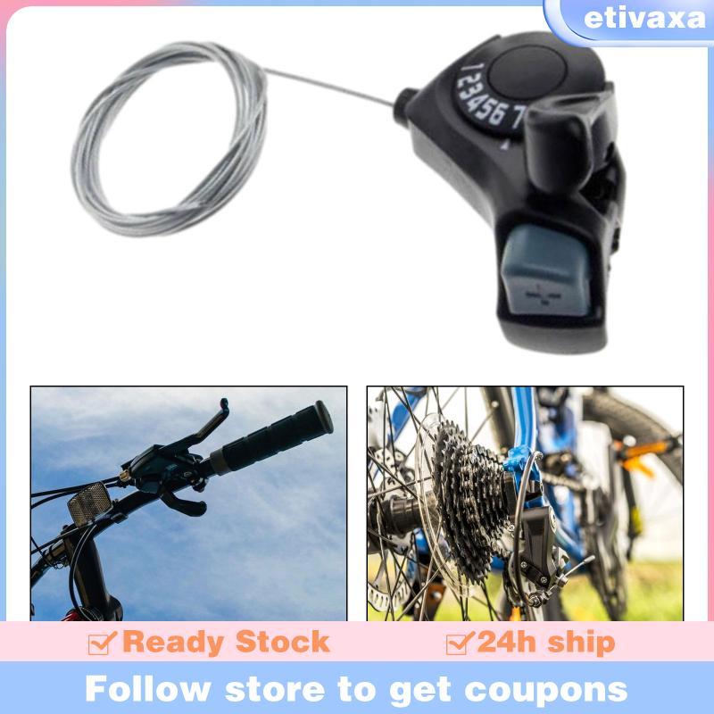 [Etivaxa] Bike Shifters 7 Rate Professional Cycle Speed Shifter Cycle Lever สําหรับ