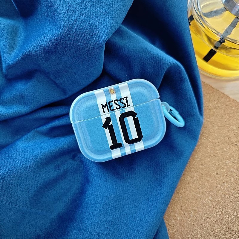 Minimalist Creative Jersey หูฟังสําหรับ AirPods 4 Pro3 กันกระแทกหูฟังบลูทูธฝาครอบป้องกัน