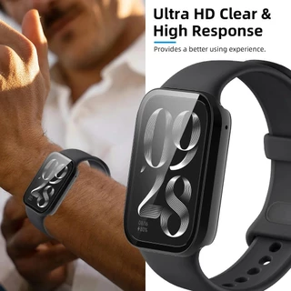 Hard PC สําหรับ Xiaomi Mi Band 10/9/8 Pro กรณีกระจกนิรภัยป้องกันหน้าจอสําหรับ Mi Band 9Pro 8Pro กันชน