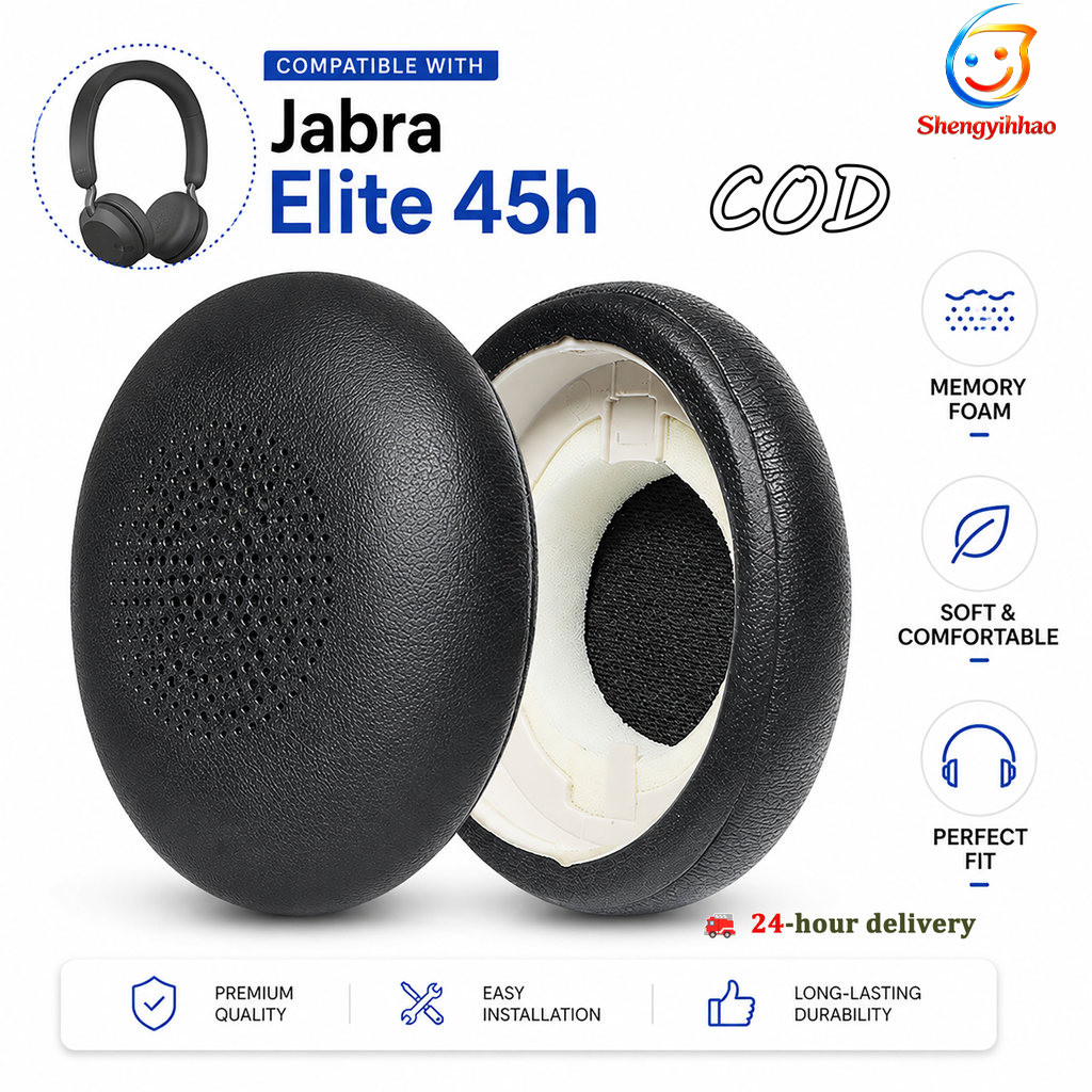 เปลี่ยนที่รองหูสำหรับหูฟังไร้สาย Jabra Evolve2 65 (65MS 65UC USB) / EVOLVE2 40 (40UC 40MS USB) / EVO