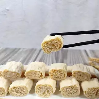 [ร้านอาหาร] ฟองเต้าหู้ดูดซุป ฟองเต้าหู้แห้ง เจ หม่าล่าสายพาน 菱花湖 2.5 kg.