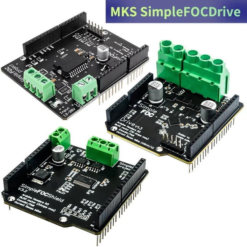 MKS Simple FOC Shield V2.0.4 Simple Brushless FOC Controller BLDC Motor Controller Board Arduino Ser
