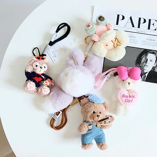 [สินค้าแนะนำ] รุ่นใหม่ KEEP พวงกุญแจตกแต่งกระเป๋า รุ่น Fluffy Bunny(ขนนุ่มนิ่มชนิดพิเศษ) [มีบริการหลังการขาย]