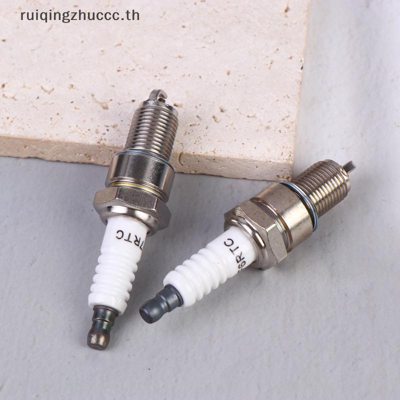 [ruiqingzhuccc] F6RTC หัวเทียนสําหรับ 50cc 70cc 90cc 110cc ส่วนเครื่องยนต์เข้ากันได้กับ PW50 PW80 PW
