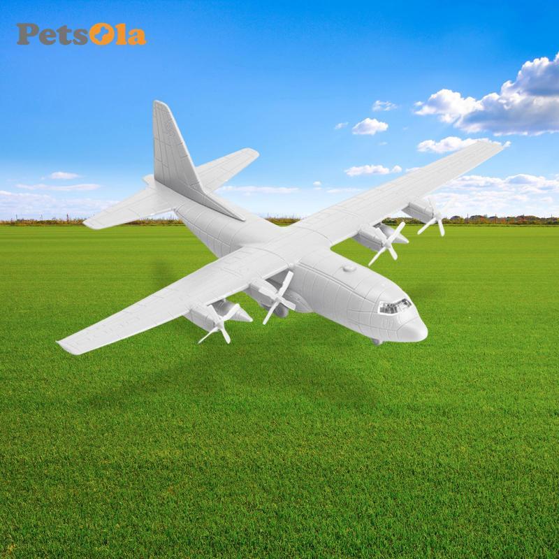 [PETSOLA] 1/144 ขนส่งเครื่องบินเครื่องบินรุ่น Us C130 4D เครื่องบินรุ่นสําหรับคอลเลกชัน