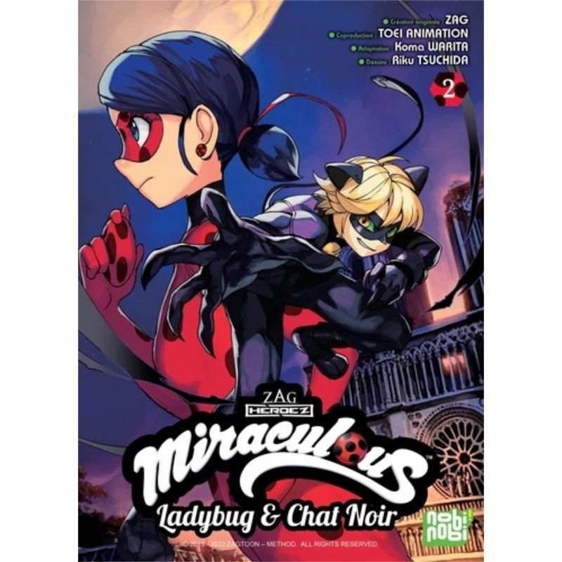 [เวอร์ชั่นฝรั่งเศส] Blooming Ladybug Girl Comics 02 Miraculous Ladybug & Chat Noir Tome 2 French Ori