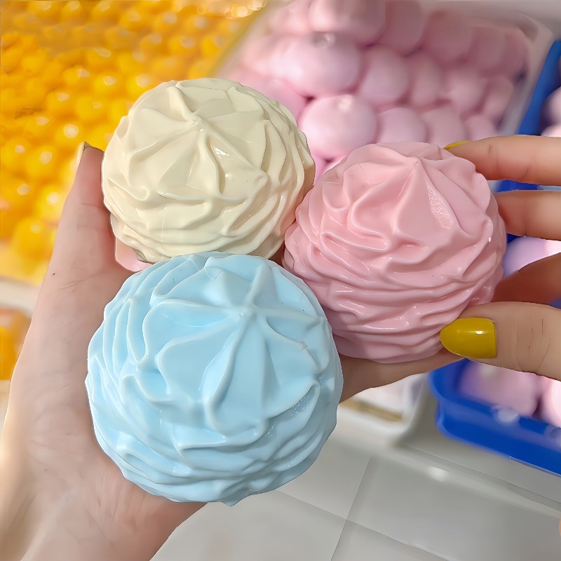 VASELINE ซูเปอร์ซอฟท์ครีมไอศครีมสกุชชี่อยู่ไม่สุขของเล่นวาสลีนปั้นมือความเครียดบอลบีบของเล่นบีบอัดสําหรับนักเรียนผู้ใหญ่น่ารักบรรเทาของข