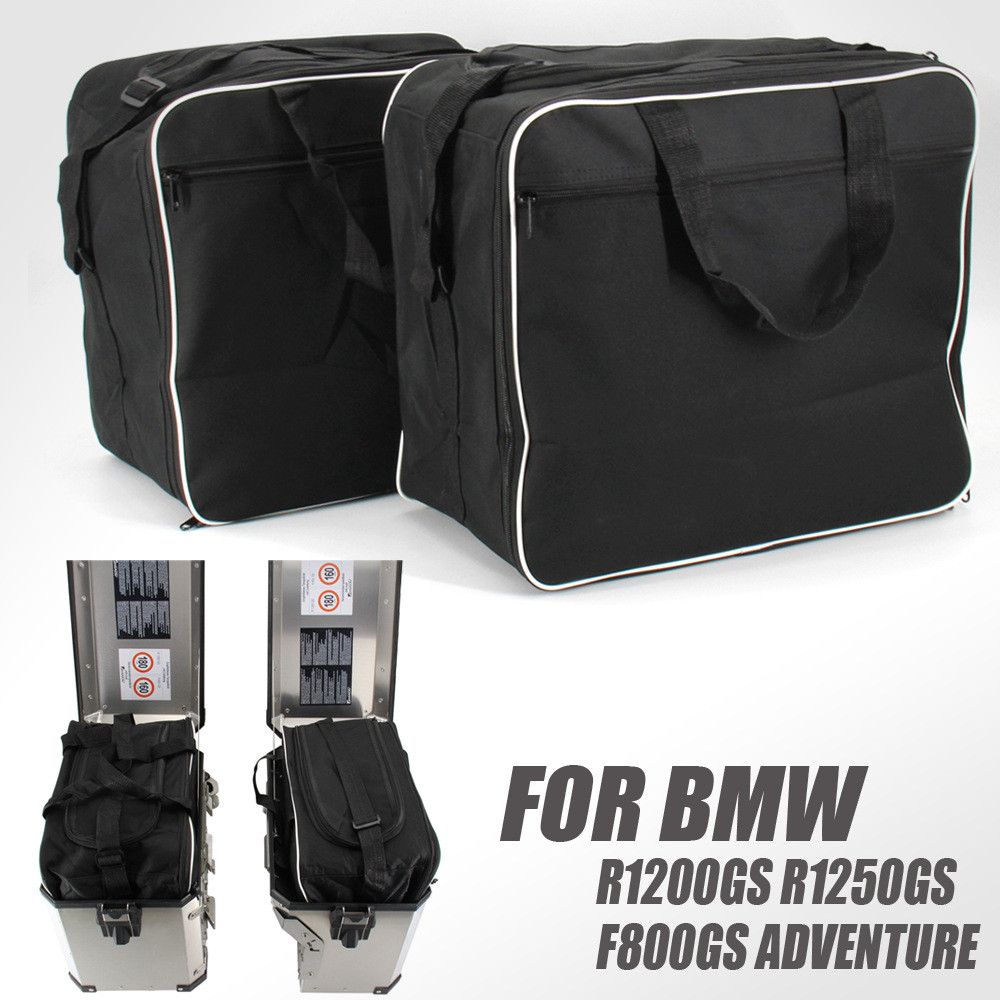 เหมาะสําหรับ R1200GSR1250GSF850GS ไฟท้ายรถจักรยานยนต์กล่องด้านข้างสามกล่องซับกระเป๋ากระเป๋ากันน้ํา