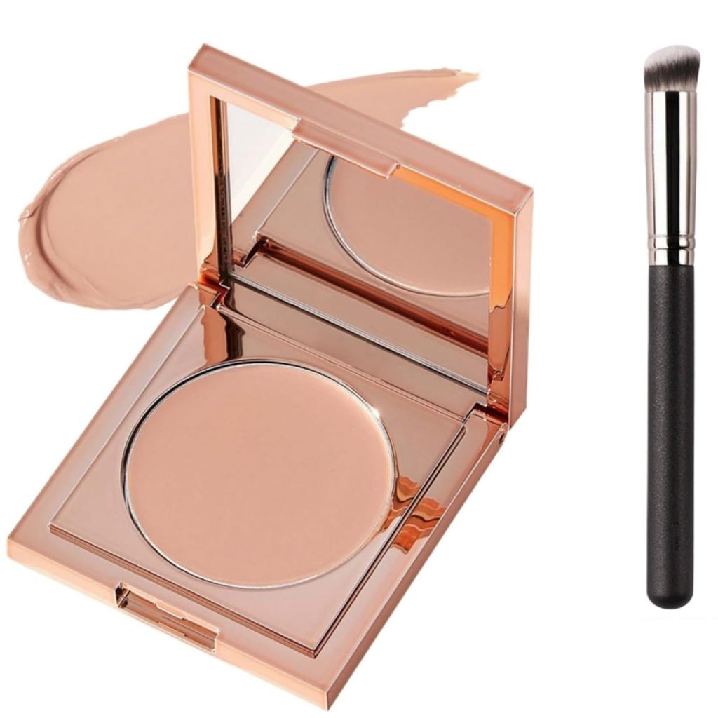 Accusly Color Clay Corrector, Eye Corrector & Dark Circle CONCEALER with Brush, Under Eye Color Corr