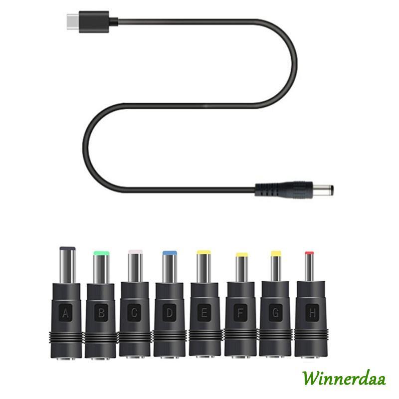 WYN USB C Type C PD ถึง 12V 3 5 4 0 4 8 5 5x2 5 มม.สายจ่ายไฟสําหรับเราเตอร์แล็ปท็อปลําโพงกล้อง
