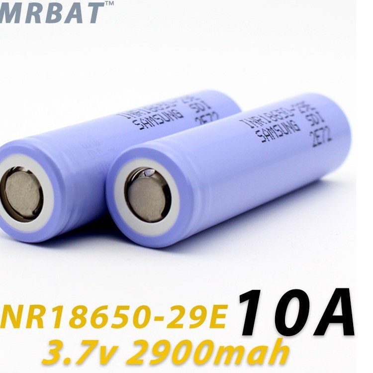 SAMSUNG18650 29E/29ET Samsung 2900mAh 15A รถยนต์ไฟฟ้ารถยนต์ไฟฟ้าแบตเตอรี่ลิเธียม