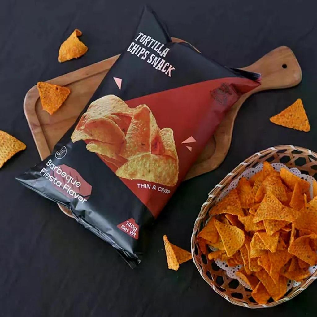 2026 สินค้าใหม่นําเข้าจากอินโดนีเซีย Leonard Corn Flakes 140g Triangle Corn Flakes Big Packet Crispy