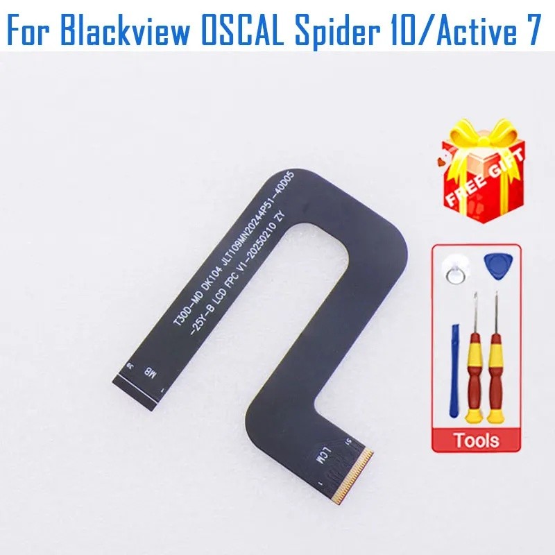 Original Blackview Active 8 Pro Active 7 OSCAL SPIDER 10 หน้าจอ LCD Transfer Flex Cable FPC สําหรับ 