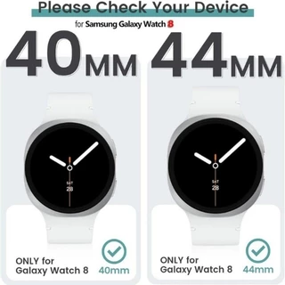คลุมทั้งหมดป้องกันกรณีสําหรับ Samsung Galaxy Watch 9 40 มม.44 มม.Soft TPU โปร่งใสสําหรับ Samsung Galaxy 8 44 มม.กรณี