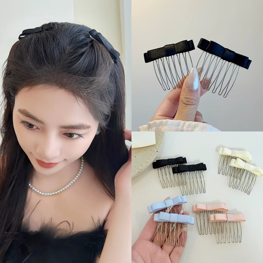 หวีเสียบผม ลายโบว์ สไตล์เกาหลี มาใหม่