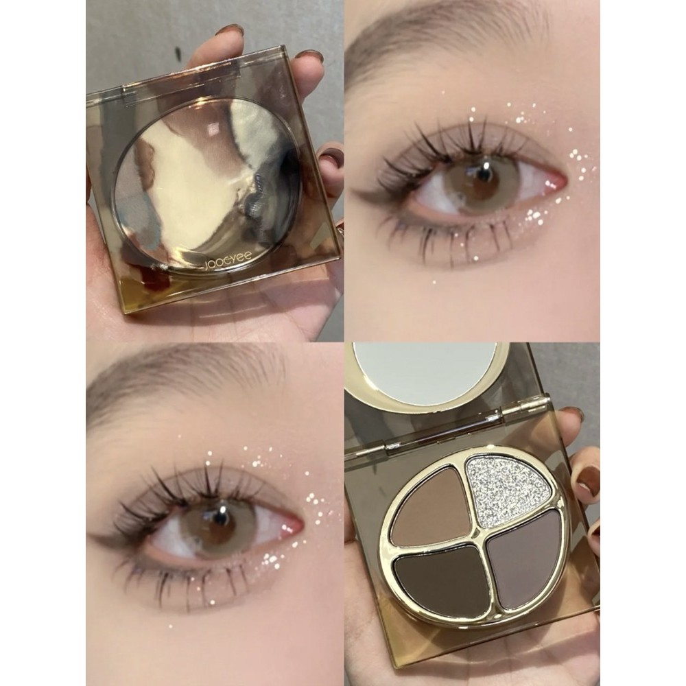 พาเลทตา eyeshadow Joocyee Low Saturation Matte พาเลทอายแชโดว์สี่สี