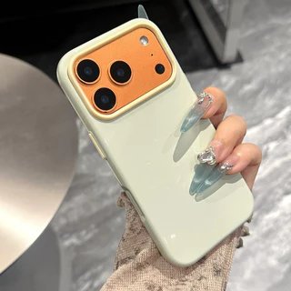 เคสโทรศัพท์มือถือมาการอง for iPhone 17 11 13 15 16 14 12 Pro Max 17Pro หวาน Macaron สีกันกระแทกฝาครอบป้องกัน