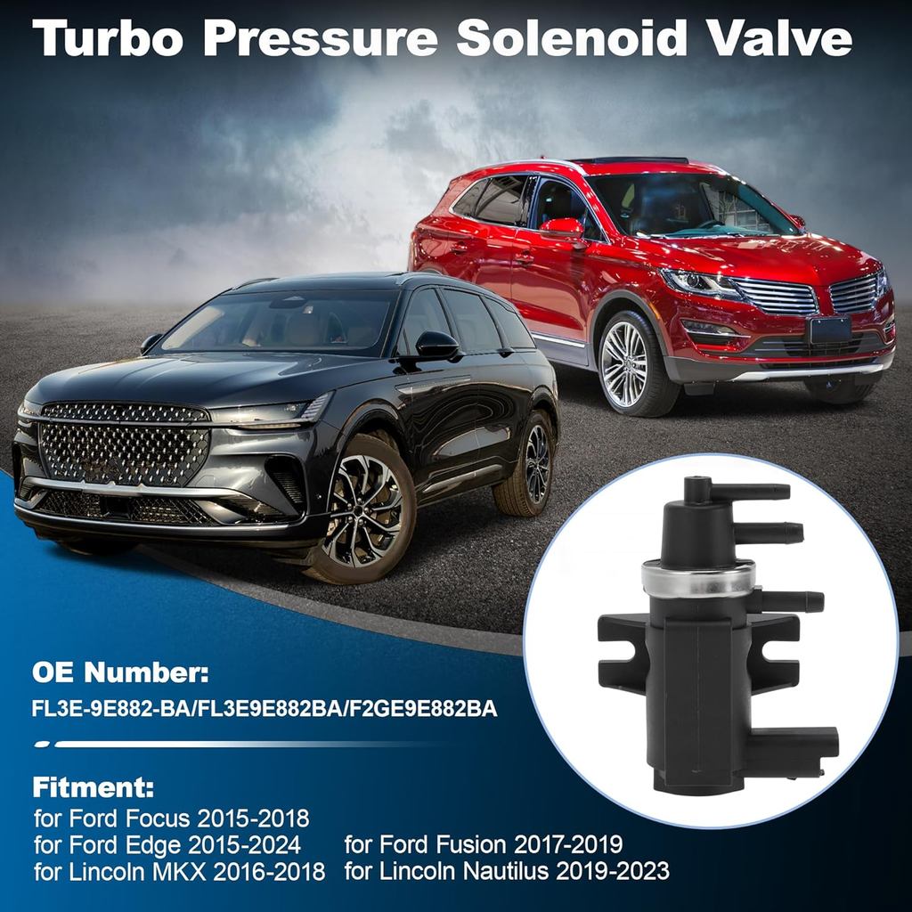Turbo ความดันโซลินอยด์วาล์วสําหรับ Ford Focus Edge Fusion 2017- สําหรับ Lincoln MKX 2016-2018 สําหรั