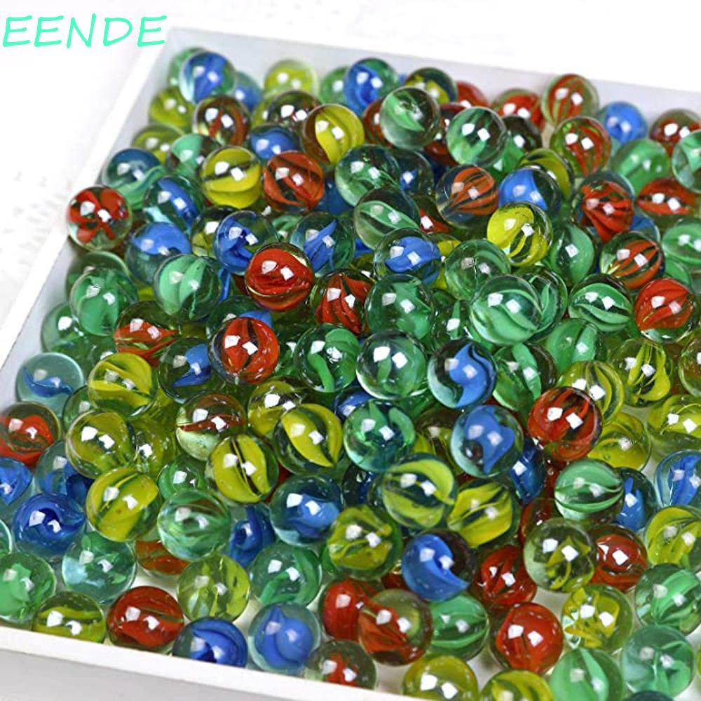 EENDE Glass Ball Pat Toys Parent- Child Pinball|เกมรัน 14 มม. สีสันสดใส|ลูกปัดลูกปัด