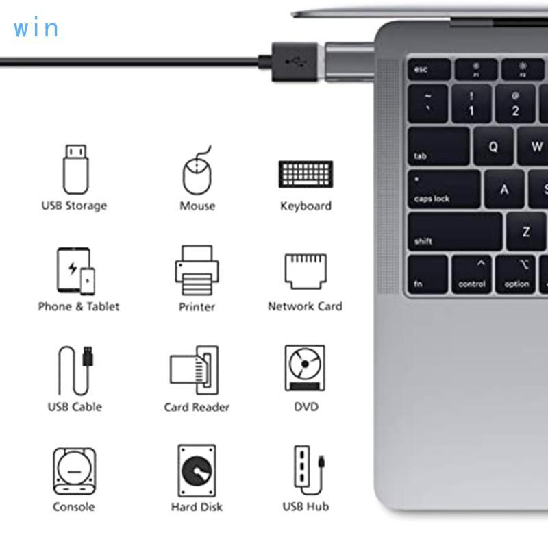 Win Type-c เป็น Usb 3 0 อะแดปเตอร์หญิง Usb Female เป็น Usb-C อะแดปเตอร์เชื่อมต่อโทรศัพท์มือถือ