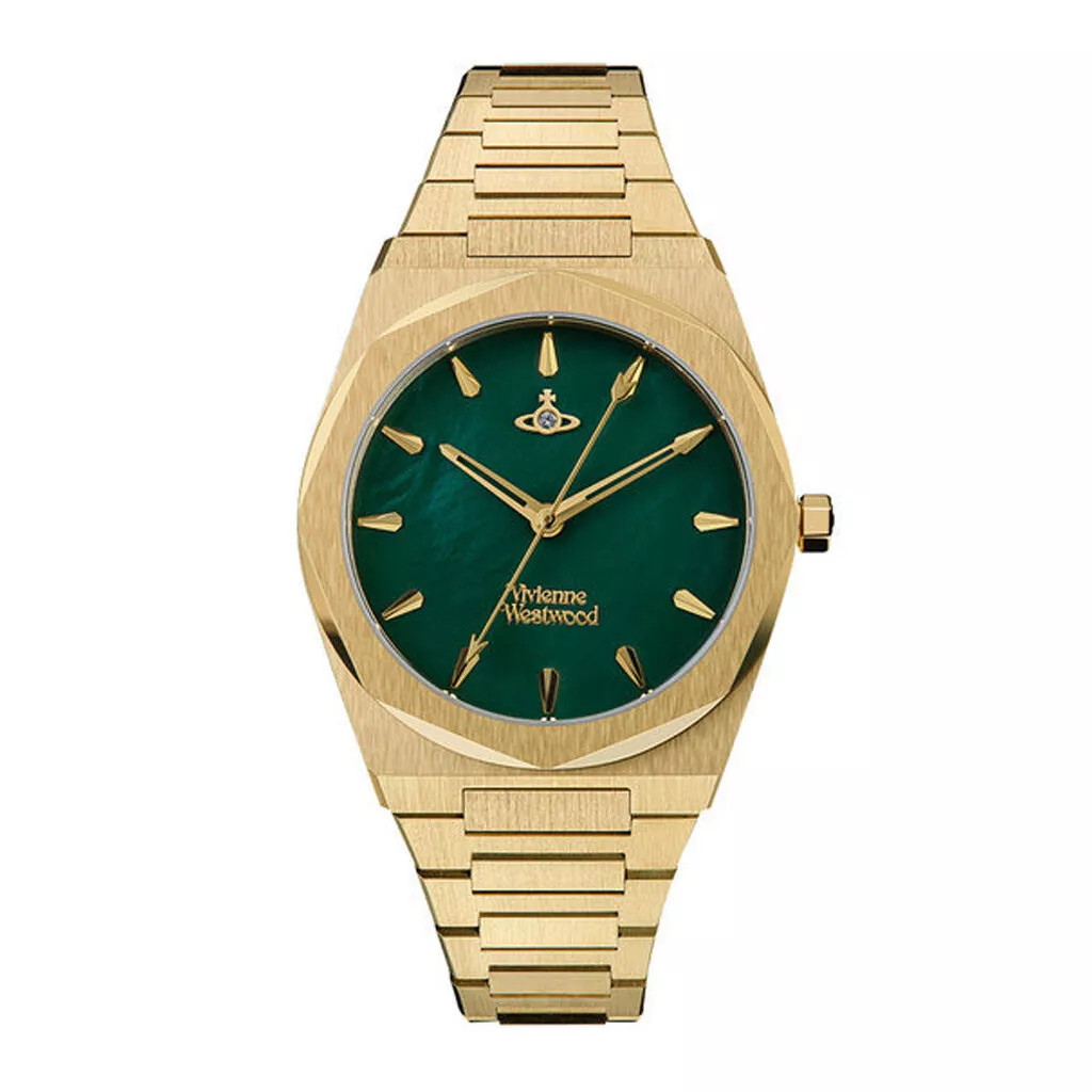 Vivian Westwood VV244GRGD นาฬิกาข้อมือผู้หญิงทอง VV244GRGD 34 มม.V244SL VV244GDGR VV244GYSR