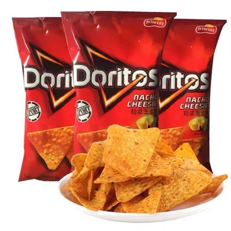 ไต้หวัน Doritos Doritos คอร์นเฟลกรสหนาพิเศษ 57g 175g ขนมป่องคอร์นเฟลกส์ 26.613
