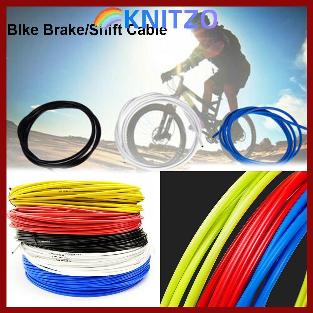 in stockKNITZO 1/2/ Shift Cable Wire 4mm/5mm Line Pipe MTB Road Derailleur Cable