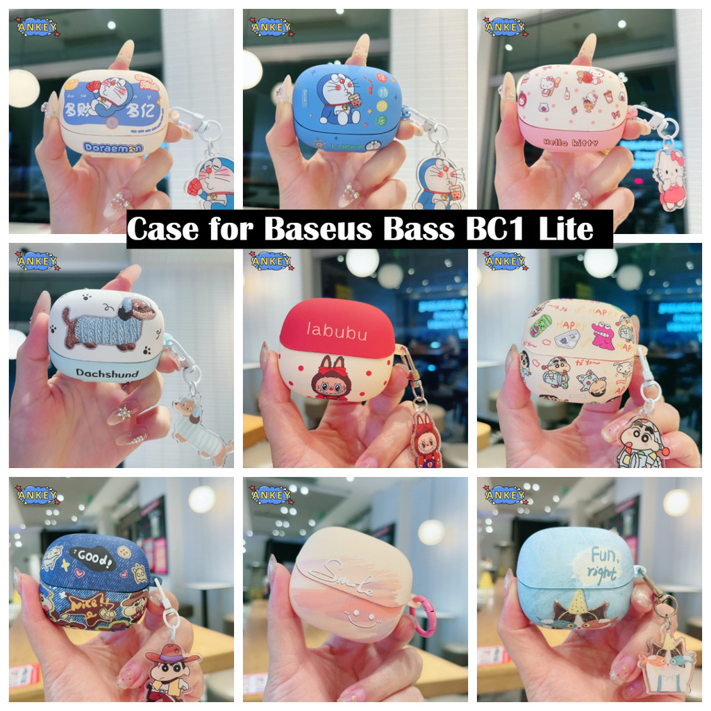 Compatible with Baseus Bass BC1 Lite Bluetooth Earphone Case Baseus Bowie MC2 Air Shockproof Protect