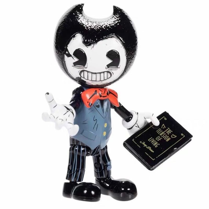Bendy Ink Straw Bendy Ink Machine 5 นิ้วเกมของเล่นรูป Hula