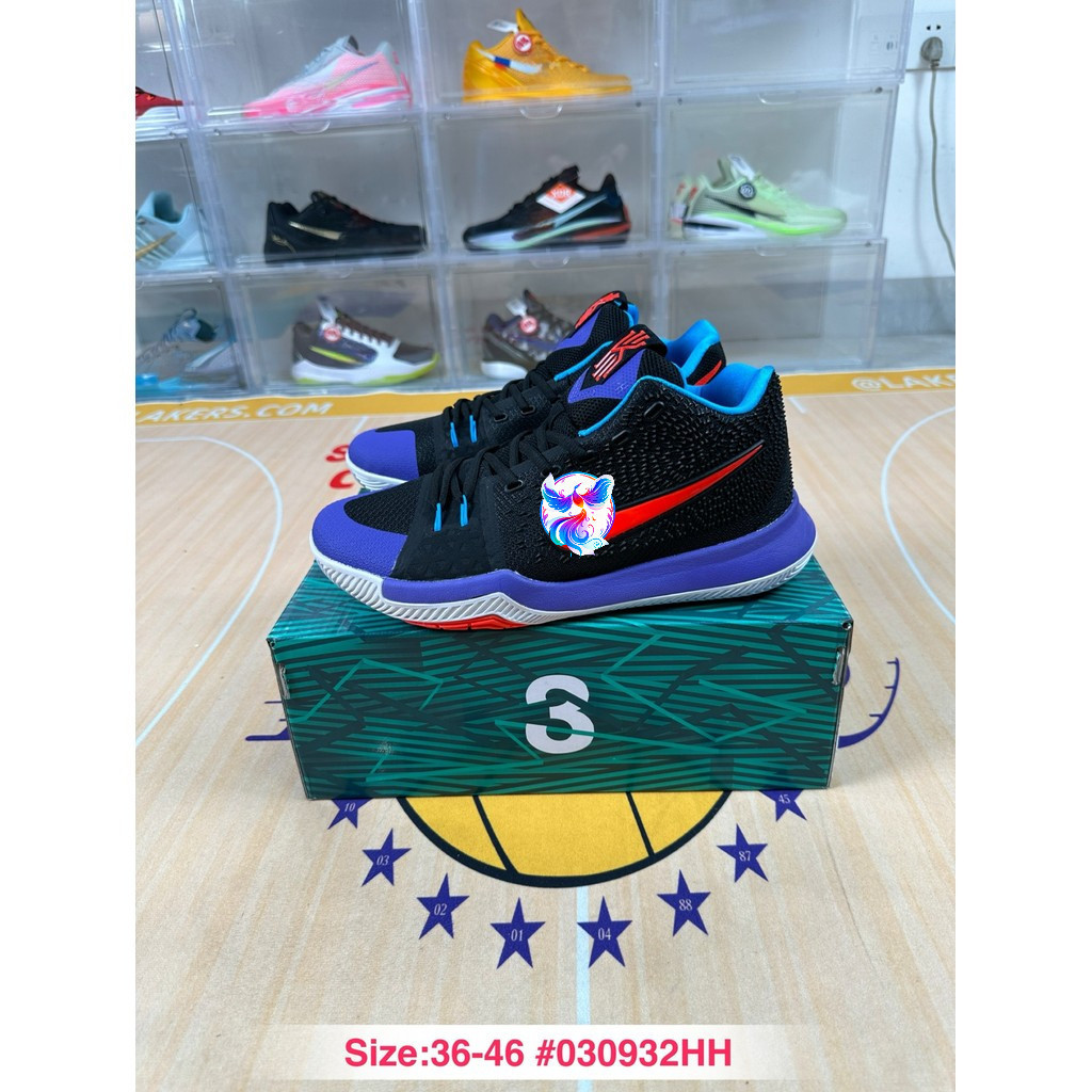 ระดับบริษัท Kyrie 3 Irving 3 Generation ผู้ชายผู้หญิงกีฬา Leisure Air Cushion รองเท้าบาสเก็ตบอล QCKK