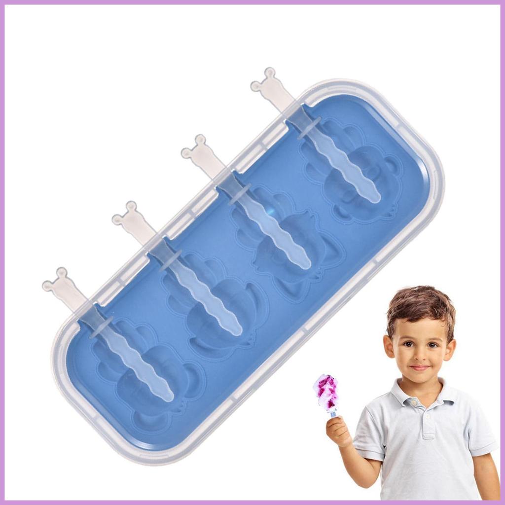 Ice Pop Molds DIY Ice Lolly Makers Easy Release Ice Pop Mould โฮมเมด Pop แม่พิมพ์ขนม Moulds น้ําผลไม